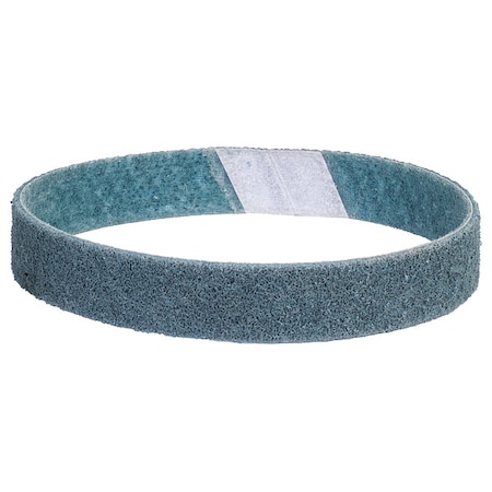 Surface-Conditioning Belt, 1 in W, 21 in L, Non-Woven, Aluminum Oxide, Not Applicable Grit, Blue MPN:66623333519