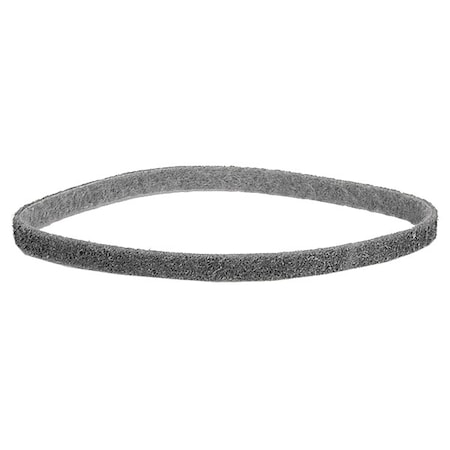 Surface-Conditioning Belt, 1/2 in W, 12 in L, Non-Woven, Aluminum Oxide, Not Applicable Grit, Black MPN:66623333550