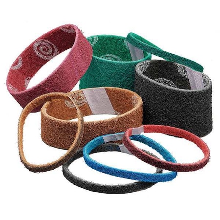 Surface-Conditioning Belt, 3 in W, 10 11/16 in L, Non-Woven, Aluminum Oxide, Not Applicable Grit MPN:66623335039