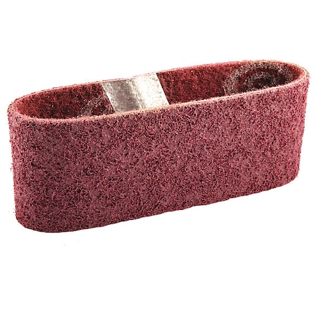 Surface-Conditioning Belt, 3 in W, 18 in L, Non-Woven, Aluminum Oxide, Not Applicable Grit, Medium MPN:66623335112
