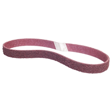Surface-Conditioning Belt, 1 in W, 30 in L, Non-Woven, Aluminum Oxide, Not Applicable Grit, Medium MPN:66623336006