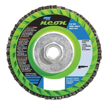 Fiber Disc, 5 in Dia, 5/8in Arbor, P60 Grit MPN:66623399130