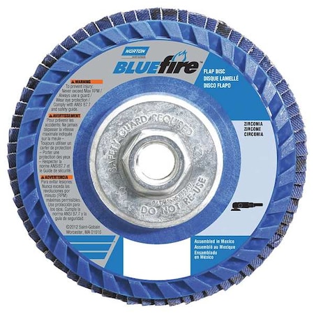 Flap Disc, 4 1/2 In x 60 Grit, 5/8-11 MPN:66623399138
