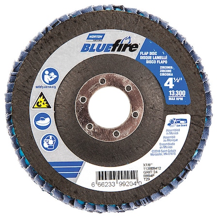 Fiber Disc, 4 1/2 in Dia, 7/8in Arbor MPN:66623399204