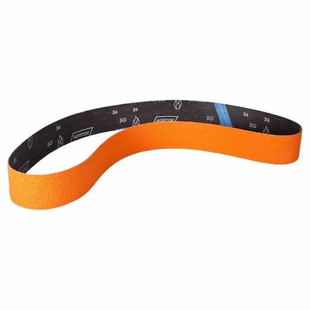 Sanding Belt, Coated, Ceramic, 40 Grit, Extra Coarse, Blaze R980P, Blaze MPN:69957346523