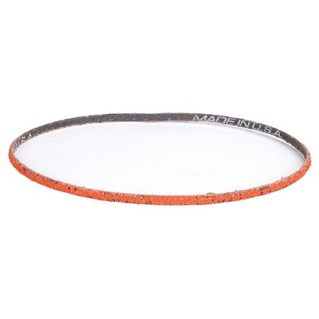Sanding Belt, 1/2 in W, 18 in L, Coated, Ceramic, 60 Grit, Coarse, Blaze R980P, Orange MPN:69957398022