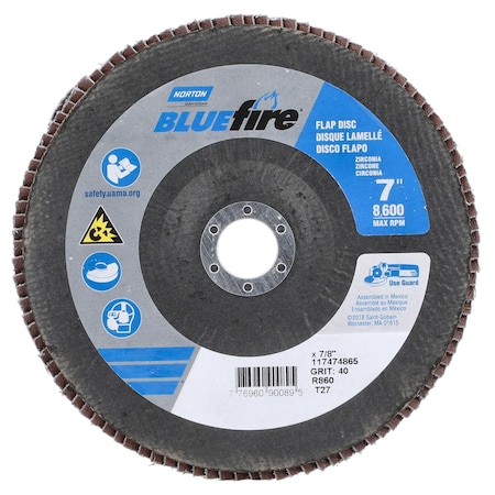 Flap Disc, Zirconia Alumina, 7