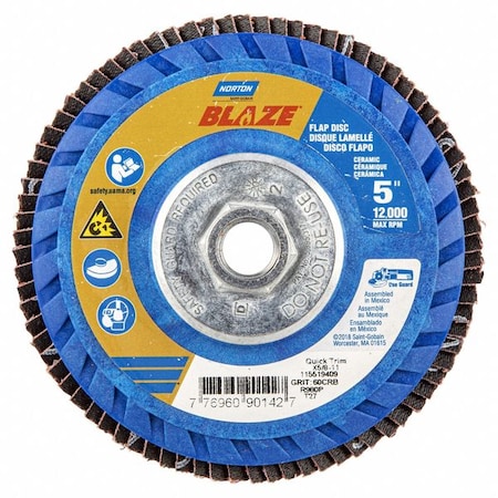 Flap Disc, Ceramic, Type 27, 5
