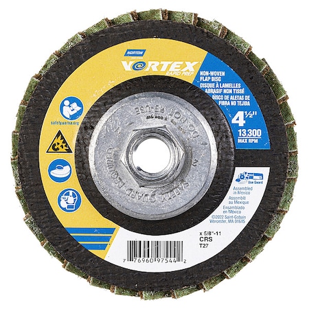 Flap Disc, Aluminum Oxide, 4 1/2