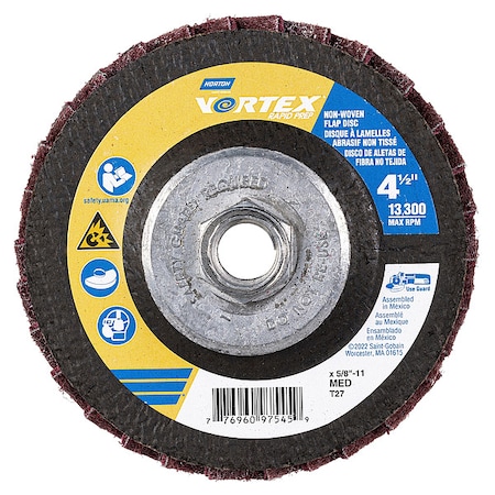 Flap Disc, Aluminum Oxide, 4 1/2