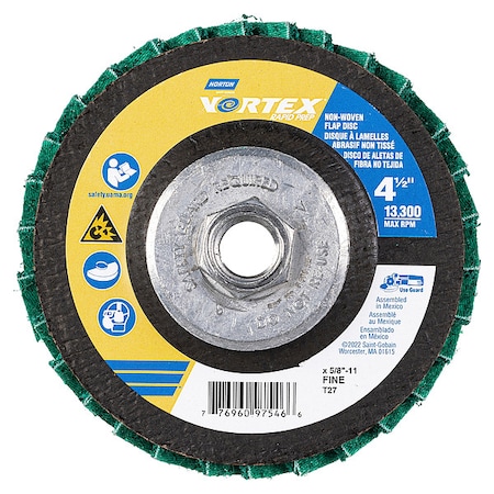 Flap Disc, Aluminum Oxide, 4 1/2