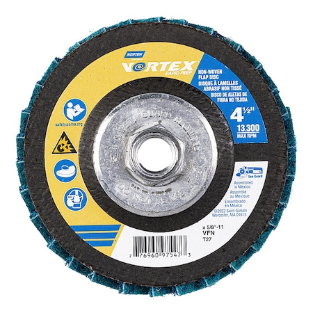 Coated Flap Disc, Type 27, 13, 300 RPM MPN:77696097547