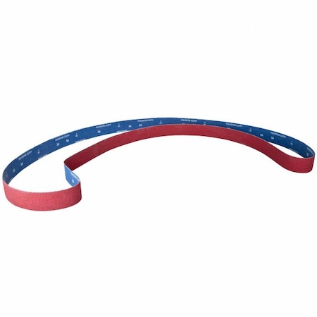 Sanding Belt, Coated, Ceramic, 80 Grit, Coarse, SG R981 MPN:78072701958
