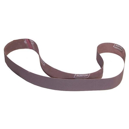 Sanding Belt, 2 in W, 72 in L, Coated, Aluminum Oxide, 40 Grit, Extra Coarse, R228 Metalite, Brown MPN:78072721332
