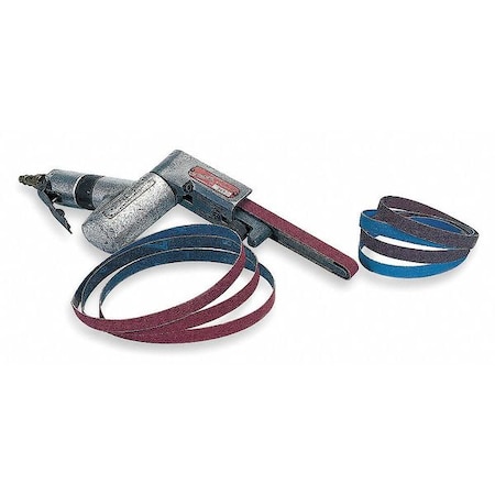 Sanding Belt, 3 1/2 in W, 15 1/2 in L, Coated, Aluminum Oxide, 80 Grit, Coarse, R215 Metalite MPN:78072721995