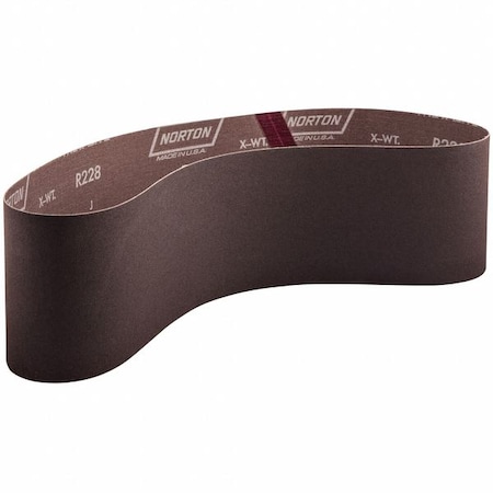 Sanding Belt, Coated, Aluminum Oxide, 36 Grit, Extra Coarse, R228 Metalite MPN:78072722110