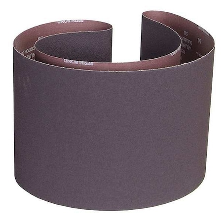 Sanding Belt, 10 in W, 70 1/2 in L, Coated, Aluminum Oxide, 80 Grit, Coarse, R228 Metalite, Brown MPN:78072722820