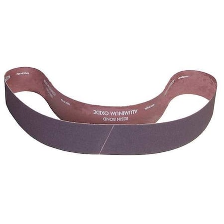 Sanding Belt, 2 in W, 48 in L, Coated, Aluminum Oxide, 24 Grit, Extra Coarse, R228 Metalite, Brown MPN:78072726130
