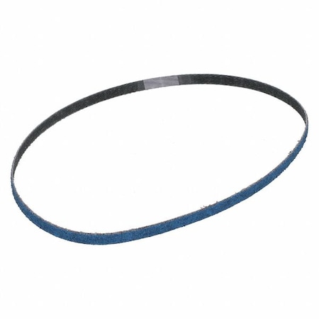 Sanding Belt, Coated, Zirconia Alumina, 60 Grit, Coarse, BlueFire R823P, Blue MPN:78072743583