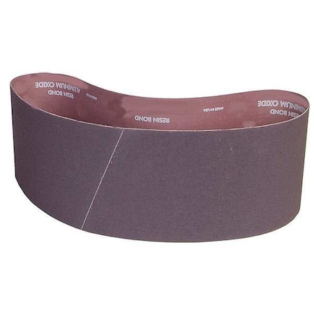 Sanding Belt, 4 in W, 60 in L, Coated, Aluminum Oxide, 100 Grit, Medium, R228 Metalite, Brown MPN:78072763161