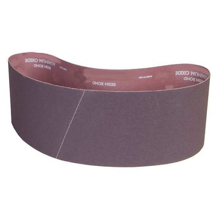 Sanding Belt, 6 in W, 60 in L, Coated, Aluminum Oxide, 120 Grit, Medium, R228 Metalite, Brown MPN:78072763882