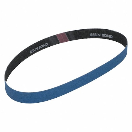 Sanding Belt, Coated, Zirconia Alumina, 120 Grit, Medium, BlueFire R823P, Blue MPN:78072766992
