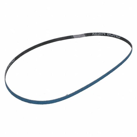 Sanding Belt, Coated, Zirconia Alumina, 80 Grit, Coarse, BlueFire R823P, Blue MPN:78072767713