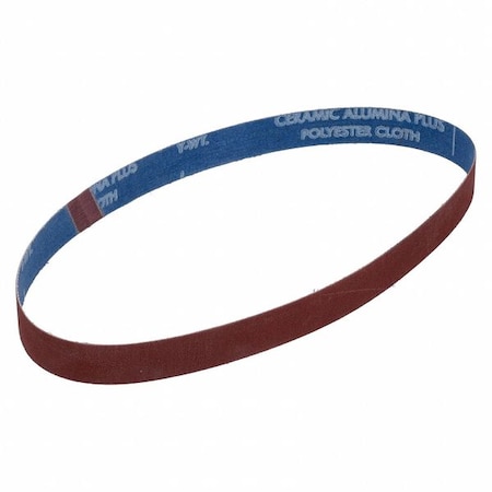 Sanding Belt, Coated, Ceramic, 120 Grit, Medium, SG R981 MPN:78072781197