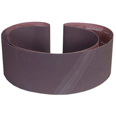 Sanding Belt, 6 in W, 89 in L, Coated, Aluminum Oxide, 60 Grit, Coarse, R228 Metalite, Brown MPN:78072782916