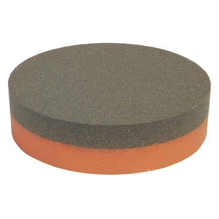 Combination Grit Benchstone, 4 in W, 1 in L, 1 in H, Aluminum Oxide, Brown, Orange MPN:61463685545