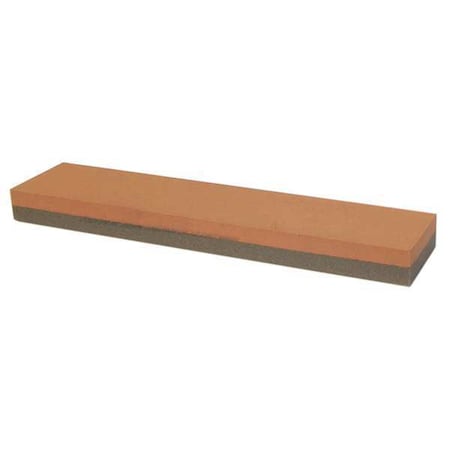 Combination Grit Benchstone, 5 in W, 2 in L, 3/4 in H, Aluminum Oxide, 150/400 Grit, Brown MPN:61463685555