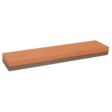 Combination Grit Benchstone, 11 1/2 in W, 2 1/2 in L, Aluminum Oxide, Brown, Orange MPN:61463685851