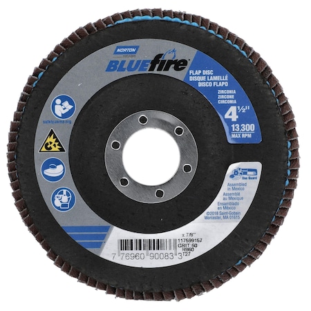 Bluefire Fg Flap Disc R860 Za 4-1/2X7/8 In MPN:77696090083