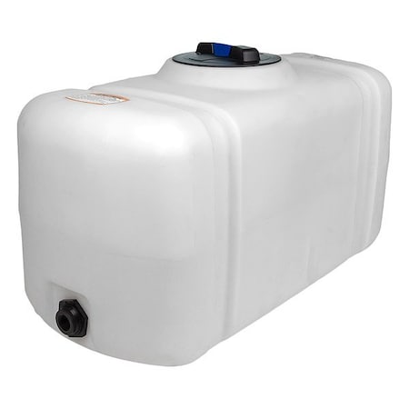 Utility Tank, 21 1/2 in, White, Rectangular MPN:43292-DS
