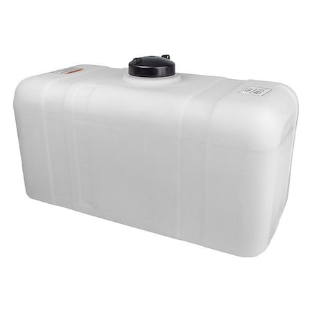 Utility Tank, 20 in, White, Rectangular MPN:43835-DS