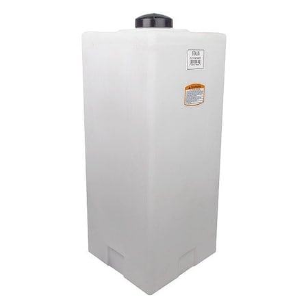 Utility Tank, 44 in, White, Rectangular MPN:44855-DS
