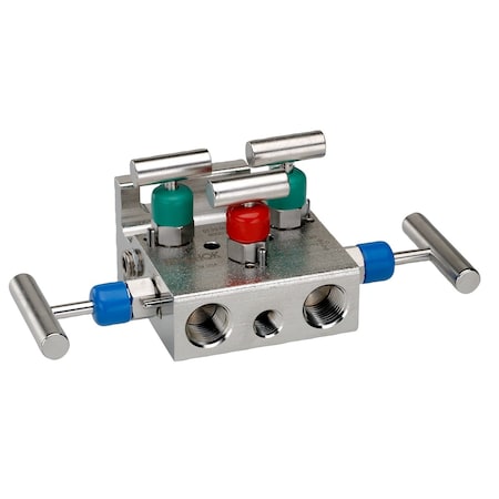 Natural Gas 5 Valve Carbon Steel Manifol MPN:5530-FFC