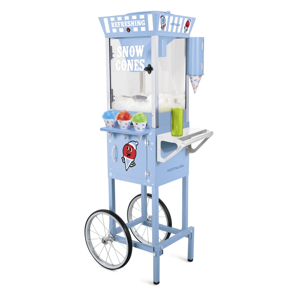 Nostalgia Electrics Snow Cone Cart, Blue MPN:SCC200