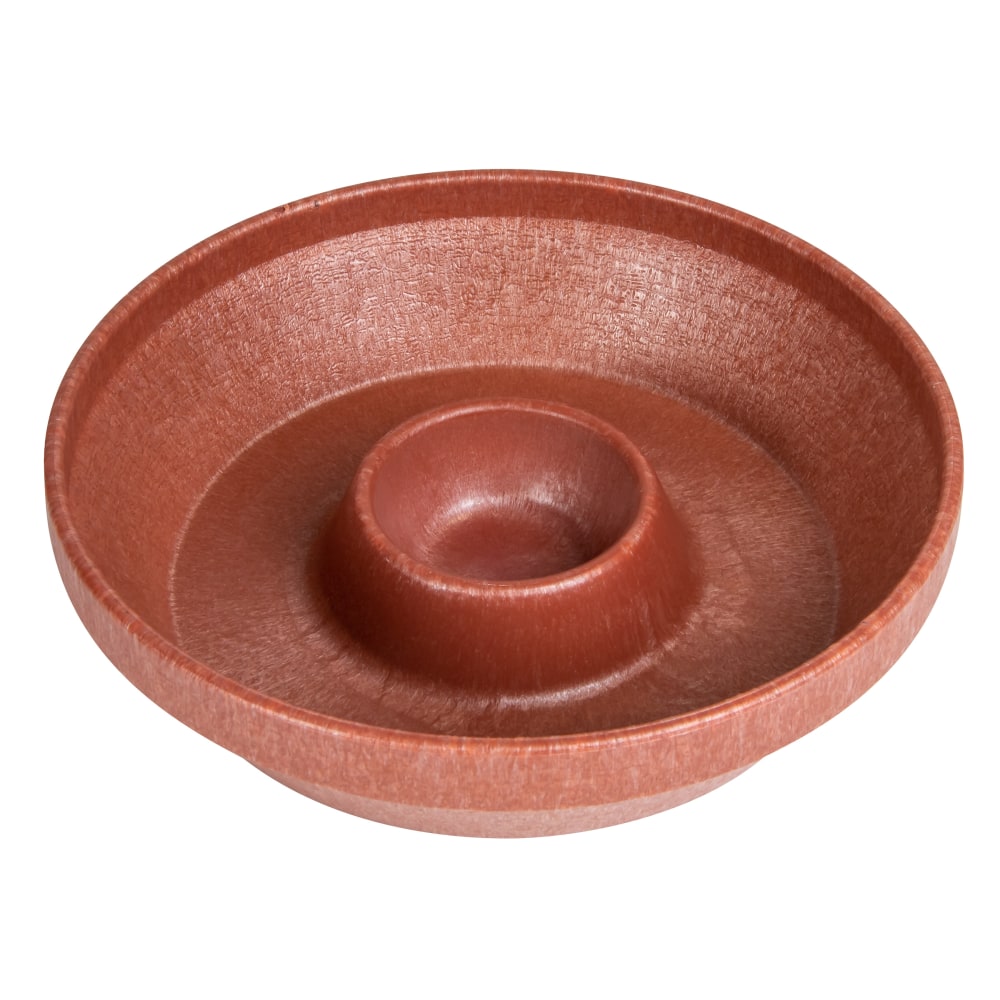 Taco Tuesday Plastic Tortilla Chip & Salsa Bowl Set, 10in, Brown MPN:TTTCSB10BR