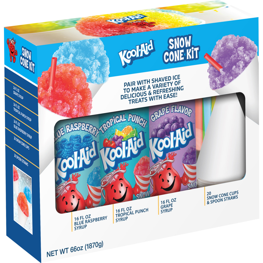 Nostalgia Kool-Aid Snow Cone Syrup Party Kit MPN:KASCK3
