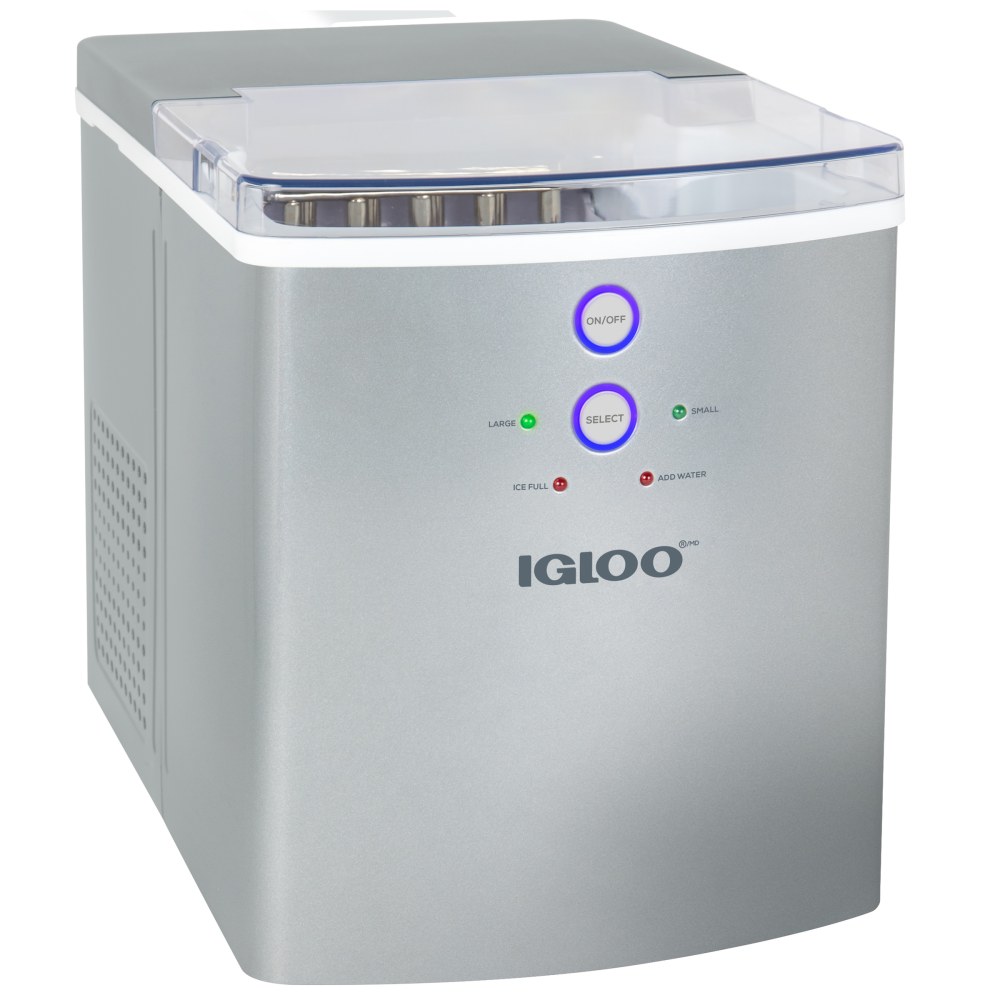 Igloo IGLICEB33SL 33 Lb Ice Maker, Silver MPN:810061702061