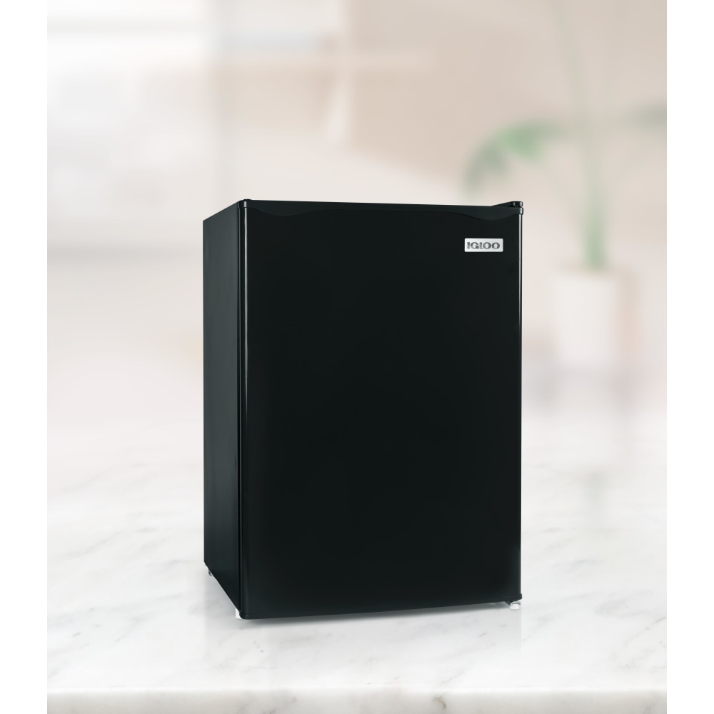 Igloo 2.6 Cu. Ft. Mini Single Door Refrigerator Freezer, Black MPN:810140671899