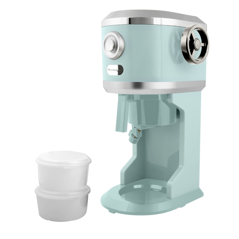 Nostalgia CLFRZFRTSHVR2AQ Classic Retro Ice & Frozen Ice Shaver, 16-15/16in x 9-3/8in, Aqua MPN:CLFRZFRTSHVR2AQ