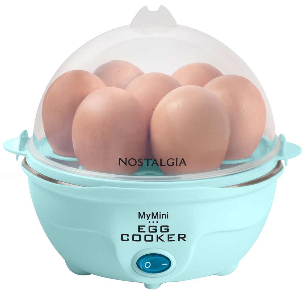 Nostalgia Electrics Premium 7-Egg Cooker, Aqua MPN:EC7AQ