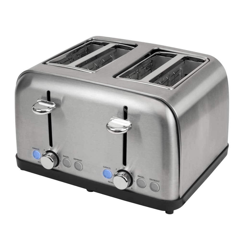 Nostalgia Electrics HomeCraft 4-Slice Extra-Wide Slot Toaster, Stainless Steel MPN:HCTST4SS