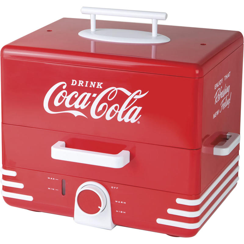 Nostalgia Electrics Large Coca-Cola Hot Dog Steamer, Red MPN:HDS248COKE