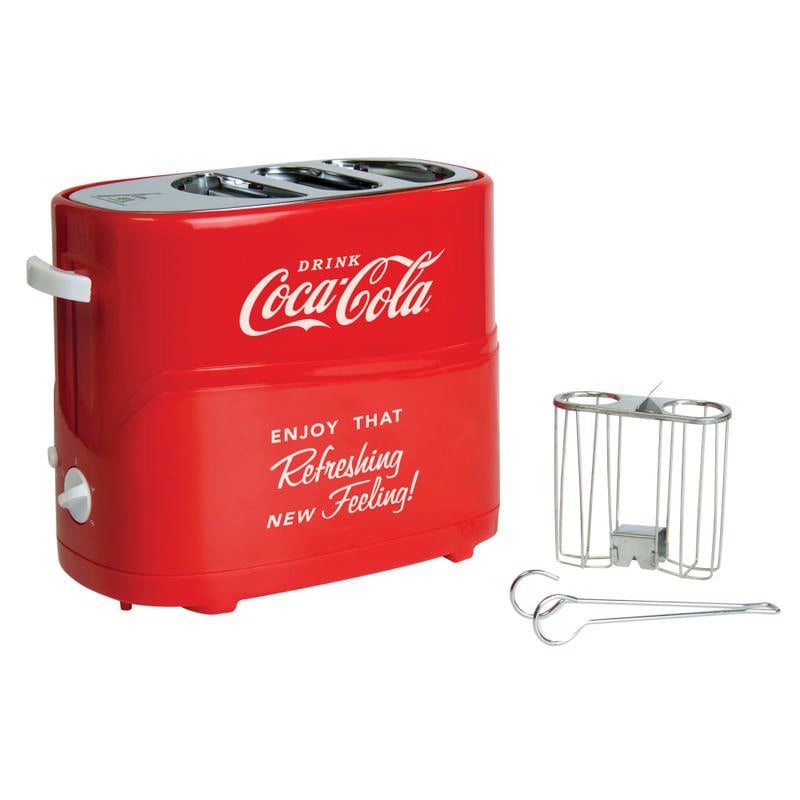 Nostalgia Electrics Coca-Cola Pop-Up Hot Dog Toaster, Red MPN:HDT600COKE