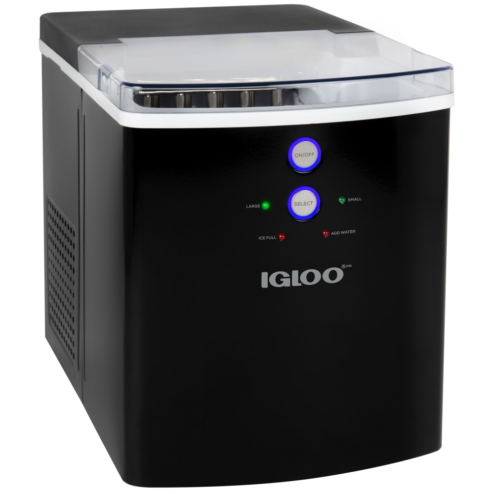 Igloo 33 Lb Automatic Portable Countertop Ice Maker Machine, Black MPN:IGLICEB33BK