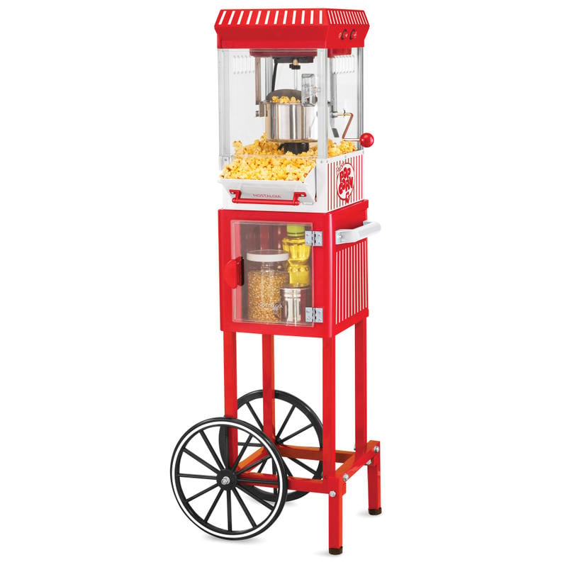Nostalgia Electrics KPM200CART Vintage Popcorn Cart, Red MPN:KPM200CART
