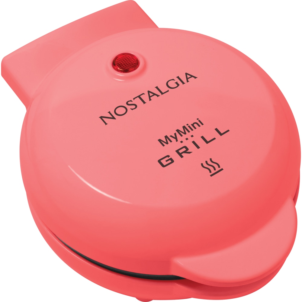 Nostalgia MGR5CRL MyMini Personal Electric Grill, Coral MPN:MGR5CRL
